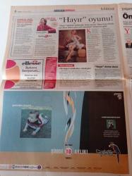 Milliyet Cuma Gazetesi - 13 Haziran 2003 - Babalar Günü Geliyor - Şarkıcı Göksel Küskün Ama Kızgın Değil - Hayır Hileli Bir Kelimedir