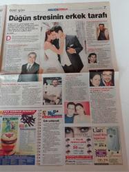 Milliyet Cuma Gazetesi - 27 Haziran 2003 - Mustafa Denizli - Çiğdem Kayalı - Tamer Karadağlı - Arzu Balkan - Futbolcu İbrahim Üzülmez - Audrey Hepburn Gözlükleri Moda