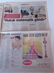Milliyet Cuma Gazetesi - 23 Mayıs 2003 - 13 Kadın Yelken Açtı - Selin Bayar Direndim Ama Sonunda Ben De Avukat Oldum - My Mistress Team - Uluslararası Yat Yarışları