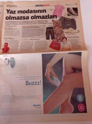 Milliyet Cuma Gazetesi - 30 Mayıs 2003& İlhan Mansız Kaç Kilo Çikolata Yedi - Aslı Günyüz Beş Ünlü Markanın Patroniçesi- Yaz Terliksiz Geçmeyecek - Salı Pazarı