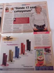 Milliyet Cuma Gazetesi - 30 Mayıs 2003& İlhan Mansız Kaç Kilo Çikolata Yedi - Aslı Günyüz Beş Ünlü Markanın Patroniçesi- Yaz Terliksiz Geçmeyecek - Salı Pazarı