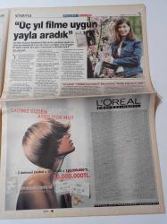 Milliyet Pazar Gazetesi - 18 Nisan 2004 - Radyonun Adı Kırmızı -Haluk Bilginer - Tamer Karadağlı - Zuhal Olcay - Arkası Yarın - 93'lük Maratoncu Singh Yeni Reklam Starı