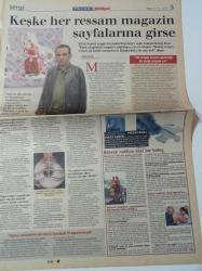 Milliyet Pazar Gazetesi - 18 Nisan 2004 - Radyonun Adı Kırmızı -Haluk Bilginer - Tamer Karadağlı - Zuhal Olcay - Arkası Yarın - 93'lük Maratoncu Singh Yeni Reklam Starı