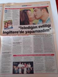 Milliyet Pazar Gazetesi - 29 Eylül 2002 - Mardin'de Aşiret Düğünüyle Evlenen Vanessa - Alman Meclisinde İki Türk Kadın -Lale Akgün - Ekin Deligöz- Marko Paşa Dürüm Kompleksi