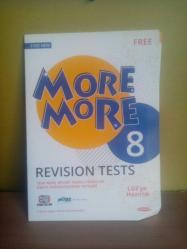 MORE MORE 8 REVISION TESTS FREE- EVER NEW(YENİ NESİL BECERİ TEMELLİ SORULAR ÜNİTE DEĞERLENDŞİRME TESTLERİ (8 EADET) (2.EL)