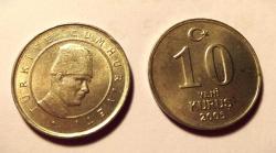 10 YENİ KURUŞ 2005 T.C.