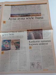 Milliyet Kültür Sanat Gazetesi - 23 Mayıs 2002 - Britney Spears Fotoğrafı - Seksi Bebek Beyazperdede - Tiyatro Festivali Sürüyor - Ülkü Duru - Bilge Arat - Harem Sergisinin Ayrıntılı Öyküsü - Sevinç Erbulak