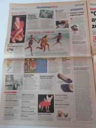 Milliyet Cumartesi Gazetesi - 27 Temmuz 2002 - Haber Spikeri Sonay Dikkaya Fotoğrafı - Siyah Giyen Adamlar Filmi - Will Smith - Dilek Hanif'in Son Defilesi - Ragga Oktay - Rap - Abdülaziz'in Vagonunu Kurtaran Koleksiyoner Mete Tekyıldız