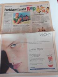 Milliyet Cumartesi Gazetesi - 27 Temmuz 2002 - Haber Spikeri Sonay Dikkaya Fotoğrafı - Siyah Giyen Adamlar Filmi - Will Smith - Dilek Hanif'in Son Defilesi - Ragga Oktay - Rap - Abdülaziz'in Vagonunu Kurtaran Koleksiyoner Mete Tekyıldız