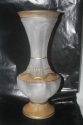 Alman Cam Vazo,Mermer Gibi Ağır ve Kalın..