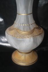 Alman Cam Vazo,Mermer Gibi Ağır ve Kalın..