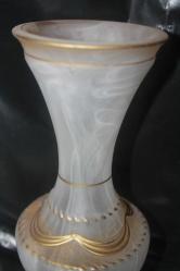 Alman Cam Vazo,Mermer Gibi Ağır ve Kalın..