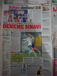 Türkiye Gazetesi,30 Eylül 2017,Recep Tayyip Erdoğan,Ak Parti,Fenerbahçe,Binali Yıldırım,Okan Buruk,Ali Yıldırım,Aykut Kocaman,Emre Belözoğlu,Beşiktaş,Galatasaray