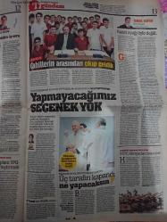 Türkiye Gazetesi,30 Eylül 2017,Recep Tayyip Erdoğan,Ak Parti,Fenerbahçe,Binali Yıldırım,Okan Buruk,Ali Yıldırım,Aykut Kocaman,Emre Belözoğlu,Beşiktaş,Galatasaray