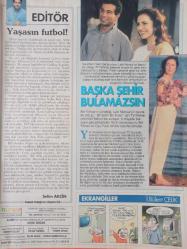 Hürriyet Teleskop Dergisi - 15-21 Haziran 1996 - Ebru Kantarcıoğlu - Özlem Kaymaz - Bekir Coşkun - Göksel Arsoy - Bekir Coşkun - Yalçın Menteş -