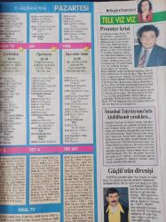Hürriyet Teleskop Dergisi - 15-21 Haziran 1996 - Ebru Kantarcıoğlu - Özlem Kaymaz - Bekir Coşkun - Göksel Arsoy - Bekir Coşkun - Yalçın Menteş -