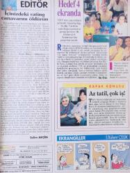 Hürriyet Teleskop Dergisi - 6-12 Temmuz 1996 - Levent Kırca - Oya Başar - Kartal Tibet - Emrah - Tekin Akmansoy - Mahsun Kırmızıgül - Nejat Uygur -