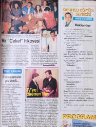 Hürriyet Teleskop Dergisi - 18-24 Mayıs 1996 - Oktay Kaynarca - Ceren Erginsoy - Yılmaz Erdoğan - Demet Akbağ - Kate Winslet - Bekir Coşkun -
