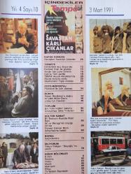 Tempo Dergisi - 3-9 Mart 1991 Yeşilçam’ın Eski Seks Yıldızları:Türk halkına sevişmeyi biz öğrettik-Ali Şen-Kamran İnan-Sakıp Sabancı-Leyla Alaton- Esin Afşar - Erdal İnönü - Deniz Baykal - Sakıp Sabancı - Faruk Köymen - Süleyman Salur -