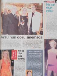 Akşam Tele Magazin Dergisi - 18-24 Eylül 2004 - Aytaç Arman - Berdan Mardini - Sema Şimşek - Mehmet Ali Erbil - Naz Elmas - Özcan Deniz -