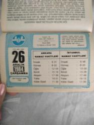 Diyanet takvimi - 26 Aralık 1984 - doğum günü hediyesi hediyelik takvim yaprağı