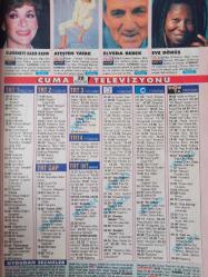 Tv Prima Tv Sinema Dergisi - 28 Ağustos-3 Eylül - Taner Dedeoğlu - Ayşen Gruda - Hale Soygazi - Nazan Ayas - Nil Ünal - Orhan Gencebay -
