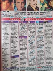Tv Prima Tv Sinema Dergisi - 28 Ağustos-3 Eylül - Taner Dedeoğlu - Ayşen Gruda - Hale Soygazi - Nazan Ayas - Nil Ünal - Orhan Gencebay -