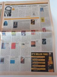 Milliyet Kültür Sanat Gazetesi - 18 Nisan 2002 - Sansürlü Festival 21. Uluslararası İstanbul Film Festivali - Zeki Demirkubuz - Albert Camus - Yabancı Romanı - Zeynep Tokuş Fotoğrafı - Yazgı Filmi