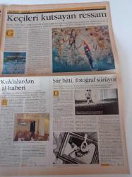 Milliyet Kültür Sanat Gazetesi - 18 Nisan 2002 - Sansürlü Festival 21. Uluslararası İstanbul Film Festivali - Zeki Demirkubuz - Albert Camus - Yabancı Romanı - Zeynep Tokuş Fotoğrafı - Yazgı Filmi