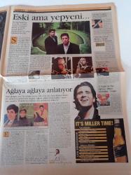 Milliyet Kültür Sanat Gazetesi - 18 Nisan 2002 - Sansürlü Festival 21. Uluslararası İstanbul Film Festivali - Zeki Demirkubuz - Albert Camus - Yabancı Romanı - Zeynep Tokuş Fotoğrafı - Yazgı Filmi