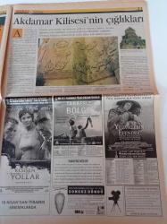 Milliyet Kültür Sanat Gazetesi - 18 Nisan 2002 - Sansürlü Festival 21. Uluslararası İstanbul Film Festivali - Zeki Demirkubuz - Albert Camus - Yabancı Romanı - Zeynep Tokuş Fotoğrafı - Yazgı Filmi