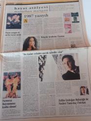 Milliyet Kültür Sanat Gazetesi - 21 Mart 2002 - Kaybedenler Ailesi - Gene Hackman - Anjelica Huston - Tarık Akan - Atıf Yılmaz - Halil Ergün - Ali Özgentürk - Elif Şafak