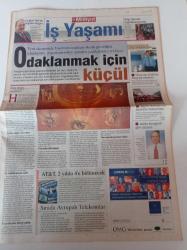 Milliyet İş Yaşamı Gazetesi - 29 Ekim 2000 - Odaklanmak İçin Küçül - Çırağan Otelde Değişim Rüzgarı - Kalite Kongresi Gün Sayıyor - Sırada Avrupalı Telekomlar - Cisco'da KOBİ'ler Akça'ya Emanet