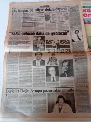 Milliyet Tatil Gazetesi - 28 Nisan 1991 - Köpeği Bush'u Milyoner Yaptı - Zenci Sineması Atakta - Körfez Yangını Söndürülüyor- Köyünü Arayan Ortaköylü- 23 Nisan Ulusal Egemenlik Ve Çocuk Bayramı
