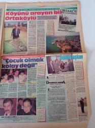 Milliyet Tatil Gazetesi - 28 Nisan 1991 - Köpeği Bush'u Milyoner Yaptı - Zenci Sineması Atakta - Körfez Yangını Söndürülüyor- Köyünü Arayan Ortaköylü- 23 Nisan Ulusal Egemenlik Ve Çocuk Bayramı