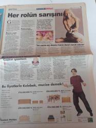 Milliyet Pazar Gazetesi - 24 Mart 2002 - Mustafa Denizli'nin Kızı Selin Denizli Fotoğrafı - Prenses Diana - Kraliçe 2. Elizabeth - Hakem Oğuz Sarvan'ın Eşi Derya Sarvan