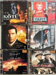 6 Adet Eski Dönem VCD FİLM seti  (2000-2008 Yılları Arası) Koleksiyonluk Türkçe Dublaj