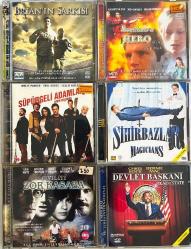 6 Adet Eski Dönem VCD FİLM seti  (2000-2008 Yılları Arası) Koleksiyonluk Türkçe Dublaj