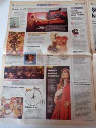 Milliyet Cumartesi Gazetesi - 2 Şubat 2002 - Derya Baykal Fotoğrafı - Ferhan Şensoy'suz İlk Defa - Harry Potter Büyüsü Başladı - Troya - Manken Şenay Akay