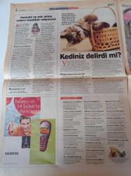 Milliyet Cumartesi Gazetesi - 2 Şubat 2002 - Derya Baykal Fotoğrafı - Ferhan Şensoy'suz İlk Defa - Harry Potter Büyüsü Başladı - Troya - Manken Şenay Akay