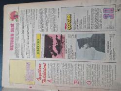 Milliyet Çocuk Dergisi - 20 Temmuz 1981 - Cüneyt Arkın - Küçük boylu büyük oyuncular - Trafik Kazaları - Cebelitarık - Babamın Sedefli Çakısı -