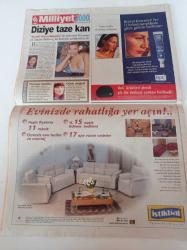 Milliyet 2000 Gazetesi - 5 Kasım 2000 - Önce Seks Sonra Sevgi - Aydan Şener Fotoğrafı - Hülya Avşar - Yılan Hikayesi - Musa Eroğlu