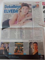 Milliyet 2000 Gazetesi - 6 Kasım 2000 - Çevre Göçüyor - Claudia Schiffer Fotoğrafı - Paris Hilton - Beatles Üyelerinden Paul McCartney'e Escort Şoku -: Gülben Ergen - Jale Arıkan