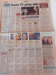 Milliyet 2000 Gazetesi - 7 Kasım 2000 - Demet Şener Fotoğrafı - Satılık Bebek Var - Liz Hurley - Cansu Dere - Tiyatro Sanatçısı Derya Alabora - Seda Sayan