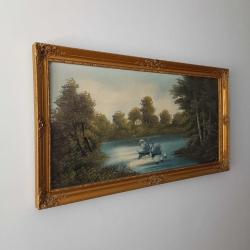 Vahdi Pekin İmzalı Yağlı Boya Tablo