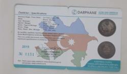 Nümismatik - Azerbaycan Dışişleri Bakanlığının 100. Yılı Bronz Hatıra Para Darphane 2019 Sertifikalı
