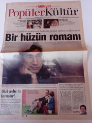 Milliyet Popüler Kültür Gazetesi - 19 Aralık 2003 - Sayı 14 - Orhan Pamuk Fotoğrafı - Bir Hüzün Romanı - Fatih Terim - Yüzüklerin Efendisi - Hocalar Stüdyoda Starlar Anfide