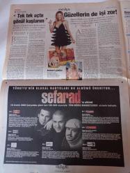 Milliyet Popüler Kültür Gazetesi - 19 Aralık 2003 - Sayı 14 - Orhan Pamuk Fotoğrafı - Bir Hüzün Romanı - Fatih Terim - Yüzüklerin Efendisi - Hocalar Stüdyoda Starlar Anfide