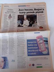 Milliyet Cumartesi Gazetesi - 8 Kasım 2003 - Hürrem Sultan Müzikali - Roberto Benigni Pinokyo'yu Sinemaya Uyarladı - Beyazıt Öztürk - Arif Sağ - Müzik Grubu Pink Martini