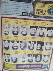 Seksek Dergisi - 11 Mart 1974 - Kaplanlar - Ünlüler Albümü: Neşe Karaböcek - Sisli Bir Gündü - Dehşet Adası Esirleri  - Sivri Kulaklı Cef -